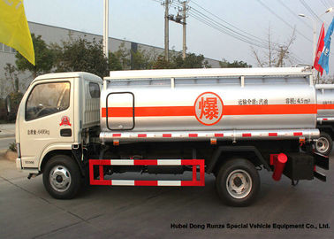 China caminhão de entrega do fuel-óleo do reabastecimento 4x2 4000 litros com o freio de ar comprimido duplo do circuito fornecedor