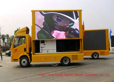 China Caminhão móvel da exibição de vídeo do diodo emissor de luz de HOWO para eventos de esportes/entretenimento exterior fornecedor