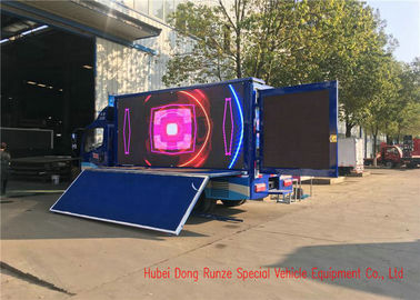 China Caminhão móvel azul da propaganda de Digitas, caminhão da tela do diodo emissor de luz da cor completa da propaganda fornecedor