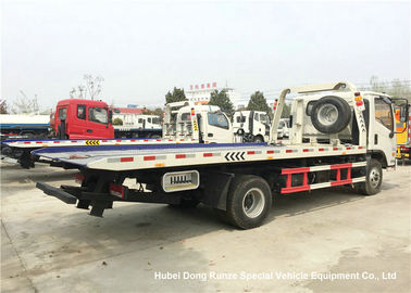China Veículo de recuperação da divisão da cama lisa de Foton, caminhão de reboque do portador de carro fornecedor