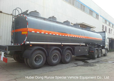 China eixos químicos do caminhão de petroleiro 30-45CBM 3 para o ácido clorídrico, entrega do cloreto férrico fornecedor